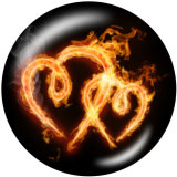 20MM Symbol glass snaps buttons