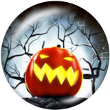 20MM Halloween glass snaps buttons