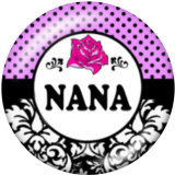 20MM nana glass snaps buttons