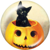 20MM Halloween glass snaps buttons