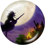 20MM Halloween glass snaps buttons