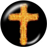 20MM Symbol glass snaps buttons