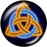 20MM Symbol glass snaps buttons