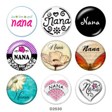 20MM nana glass snaps buttons