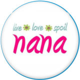 20MM nana glass snaps buttons