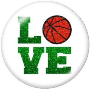 20MM ball game glass snaps buttons