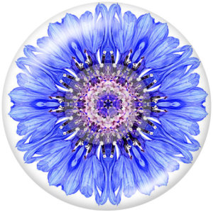 20MM decorative pattern glass snaps buttons