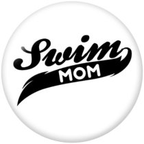 20MM Mother's Day glass snaps buttons