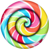 20MM rainbow glass snaps buttons LGBT