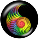 20MM rainbow glass snaps buttons LGBT