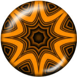 20MM decorative pattern Print glass snaps buttons