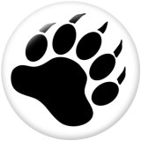 20MM Bear Claw glass snaps buttons