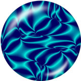 20MM decorative pattern Print glass snaps buttons