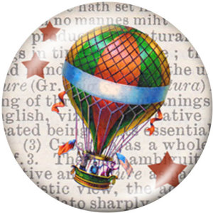 20MM Thanksgiving Print glass snaps buttons