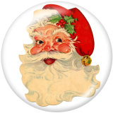 20MM Christmas glass snaps buttons