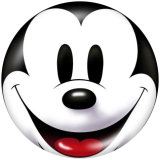 20MM game cartoon Print glass snaps buttons
