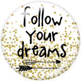 20MM love glass snaps buttons