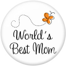 20MM family Print glass snaps buttons