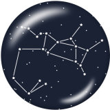 20MM Birthstone12 constellations glass snap bottom