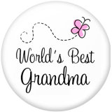 20MM family Print glass snaps buttons