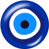 20MM eyes Print glass snaps buttons