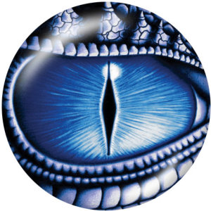 20MM eyes Print glass snaps buttons