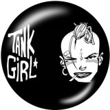 20MM skull Print glass snaps buttons