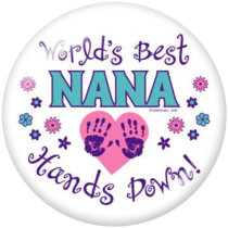 20MM family Print glass snaps buttons