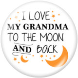 20MM family Print glass snaps buttons