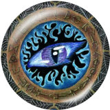 20MM eyes Print glass snaps buttons