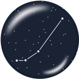 20MM Birthstone12 constellations glass snap bottom
