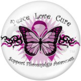 20MM design Print glass snaps buttons