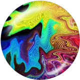 20MM colour Print glass snaps buttons