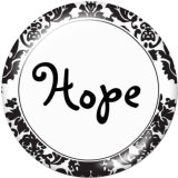20MM DREAM HOPE faith Print glass snaps buttons