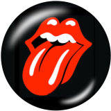 20MM Rock Print glass snaps buttons