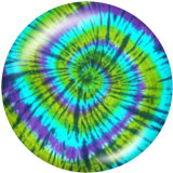 20MM Colorful Print glass snaps buttons