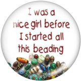 20MM  Family  Print glass snaps buttons