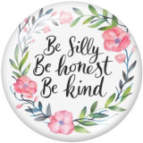 20MM  Family  Print glass snaps buttons