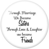 20MM  Family  Print glass snaps buttons
