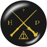 20MM Harry Potter   Print glass snaps buttons