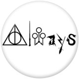 20MM Harry Potter   Print glass snaps buttons