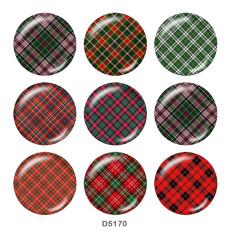 20MM  Pattern  Print glass snaps buttons