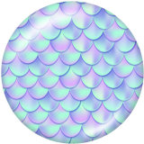20MM  Pattern  Print glass snaps buttons