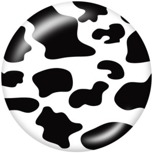 20MM  Animal pattern   Print glass snaps buttons