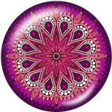20MM  Pattern  Print glass snaps buttons