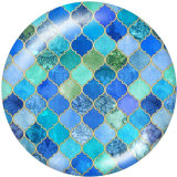 20MM  Pattern  Print glass snaps buttons
