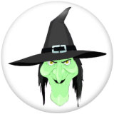 20MM  Halloween  Print glass snaps buttons