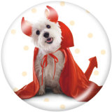 20MM  Halloween  Print glass snaps buttons