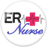 20MM   Nurse Medical treatment  Print glass snaps buttons