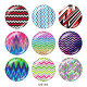20MM  Pattern  Print glass snaps buttons